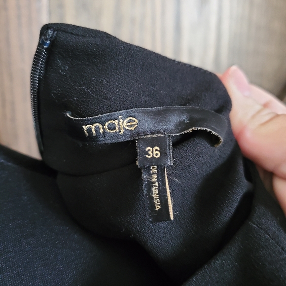 Maje Black Sheath Dress - Picture 6 of 6